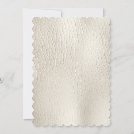 Western bruin bloemencrème cowgirl kaart (Achterkant)