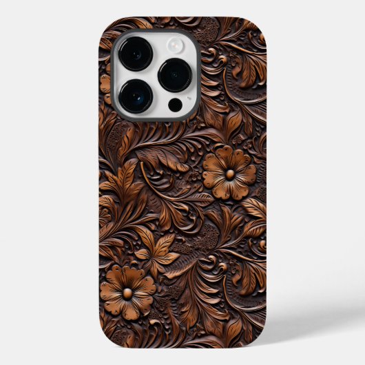 Western Bruin Cowgirl Bohemian Floral Case-Mate iPhone Case (Achterkant)