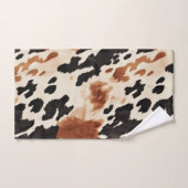 Western bruin crème dierlijk Koeienhuid Bad Handdoek (Handdoek)