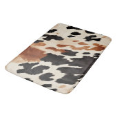 Western bruin crème dierlijk Koeienhuid Badmat (Gekanteld)