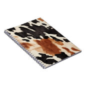 Western bruin crème dierlijk Koeienhuid Notitieboek (Rechterzijde)