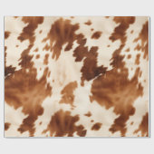 Western bruin crème Koeienhuid Cadeaupapier (Vlak)