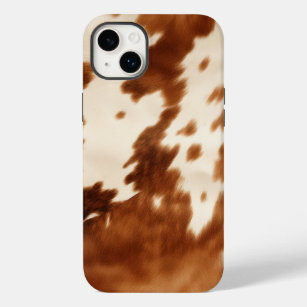 Western bruin crème Koeienhuid Case-Mate iPhone 14 Plus Hoesje