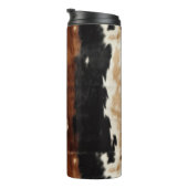 Western bruin crème Koeienhuid Dier Thermosbeker (Geroteerd rechts)