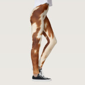 Western bruin crème Koeienhuid Leggings (Rechts)