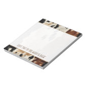 Western bruin crème Koeienhuid Notitieblok (Linkerzijde)