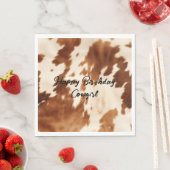 Western bruin crème Koeienhuid Servet (Insitu)