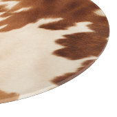 Western bruin crème Koeienhuid Snijplank (Hoek)