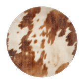 Western bruin crème Koeienhuid Snijplank (Voorkant)