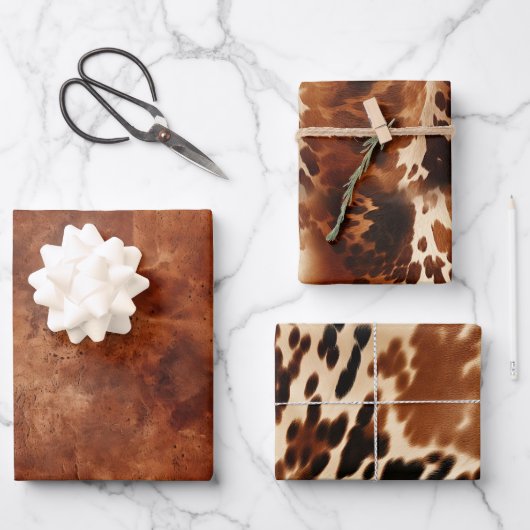 Western Bruin Howdy Cowboy Bruin Cpwhide Inpakpapier Vel (Voorkant)