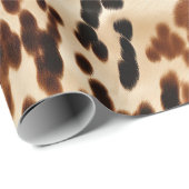 Western bruin Koeienhuid Cadeaupapier (Rol Hoek)