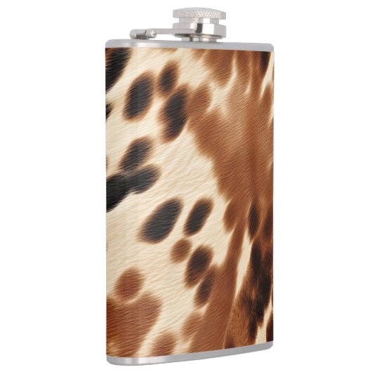 Western bruin Koeienhuid Heupfles (Rechts)