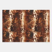 Western bruin Koeienhuid Inpakpapier Vel (Voorkant 2)