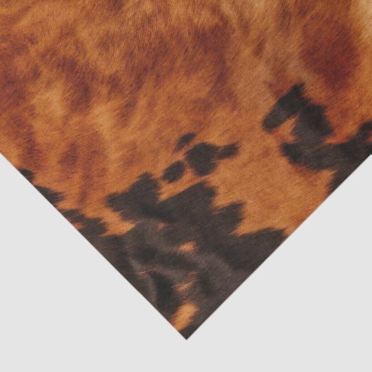 Western bruin Koeienhuid Tissuepapier (Detail)