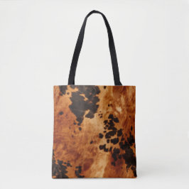 Western bruin Koeienhuid Tote Bag