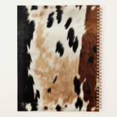 Western bruin paard cowboy cowgirl planner (Achterkant)