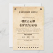 Western bruin veelzijdig Southern Business Event Kaart (Voorkant)