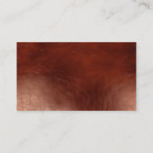 Western bruin zwart Koeienhuid Visitekaartje (Achterkant)