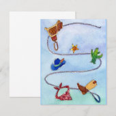 Western Buckaroo - Blankenuitnodiging Kaart (Voorkant / Achterkant)