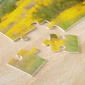 Western Buckskin-paard dat door een veld loopt Legpuzzel (Zijkant)