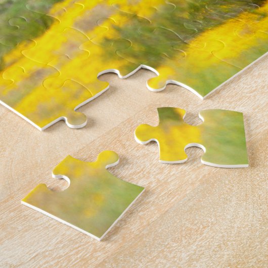 Western Buckskin-paard dat door een veld loopt Legpuzzel (Zijkant)