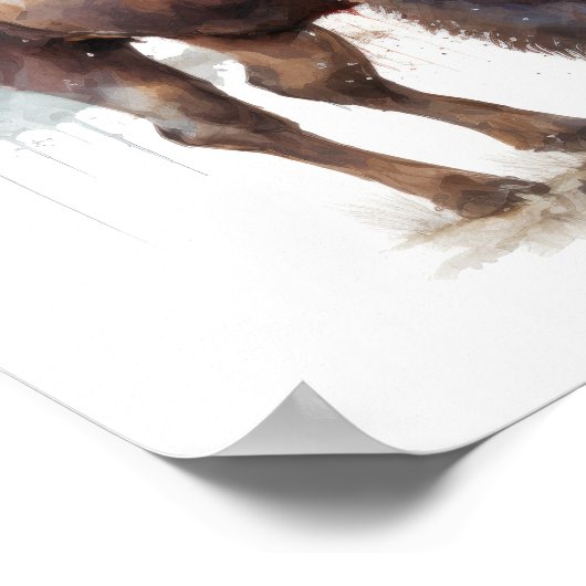 Western Buffalo Art Print Poster (Hoek)