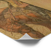 Western buffel Bill Wild West Show Poster (Hoek)