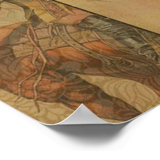  Western buffel Bill Wild West Show Poster (Hoek)