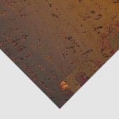 Western  Bull Skull Rust Sinaasappel Land Tissuepapier (Detail)