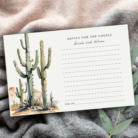 Western Cactus Desert Landscape Advies voor Paar