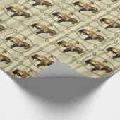 Western cadeaupapier  cowboy (Hoek)