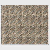 Western cadeaupapier en karnenhout (Vlak)