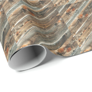 Western cadeaupapier en karnenhout