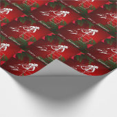 Western cadeaupapier, kerstbal, racistisch cadeaupapier (Hoek)