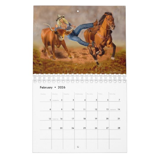 WESTERN CALENDAR # 1 KALENDER (Feb 2026)