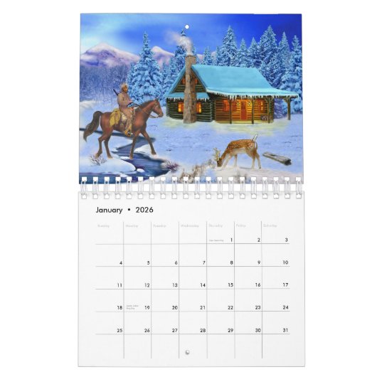 WESTERN CALENDAR # 1 KALENDER (Jan 2026)