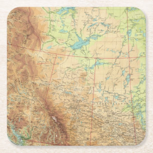 Western Canada Kartonnen Onderzetters