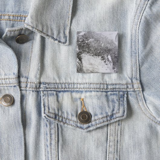 Western Canada Vierkante Button 5,1 Cm (In situ)