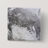 Western Canada Vierkante Button 5,1 Cm (Voorkant)