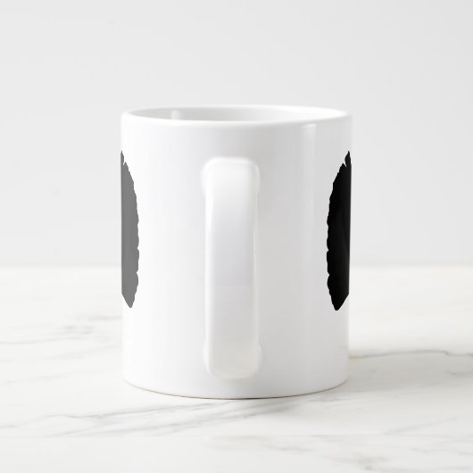 Western capercaillie grote koffiekop (Achterkant)