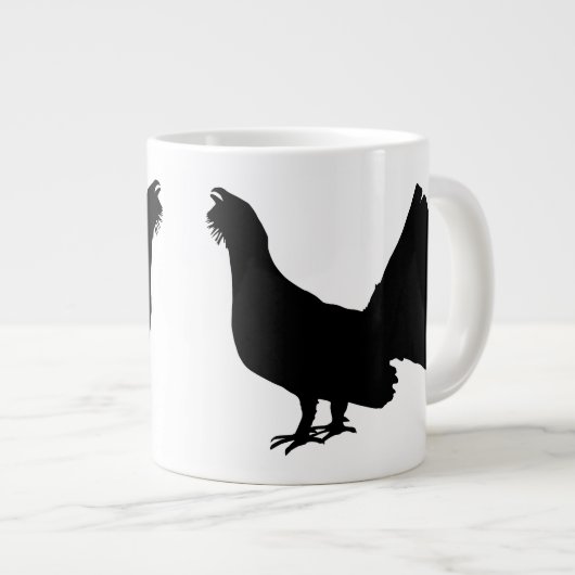 Western capercaillie grote koffiekop (Voorkant rechts)