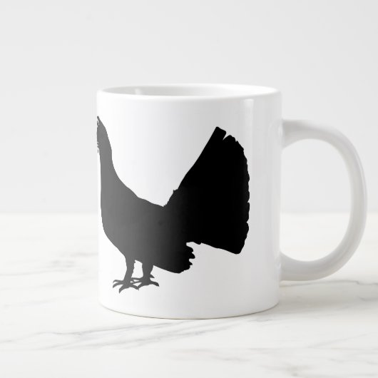 Western capercaillie grote koffiekop (Rechts)
