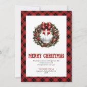 Western Christmas card cowboy country theme Feestdagenkaart (Voorkant)