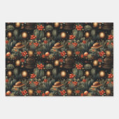 Western Christmas Cowboy Cactus Moody Inpakpapier Vel (Voorkant)