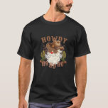 Western Christmas Cowboy Santa Christmas Howdy Ho T-shirt<br><div class="desc">Western Christmas Cowboy Santa Christmas Howdy Ho Ho Premium</div>