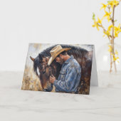 Western comfort in gedeelde paden van liefde kaart (Gele Bloem)