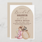 Western Country Bridal Shower Kaart (Voorkant / Achterkant)