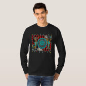 Western Country Christmas Joy Buffalo Turquoise Co T-shirt (Voorkant volledig)