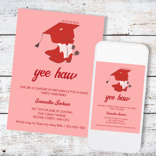 Western Country Cowboy Boots & Pet Afstuderen Kaart