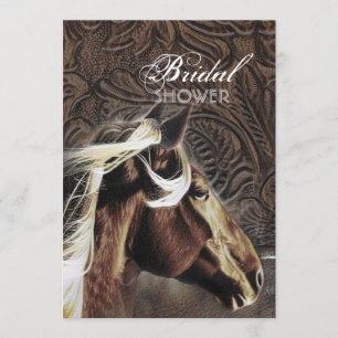 Western Country Cowboy Horse Vrijgezellenfeest Kaart